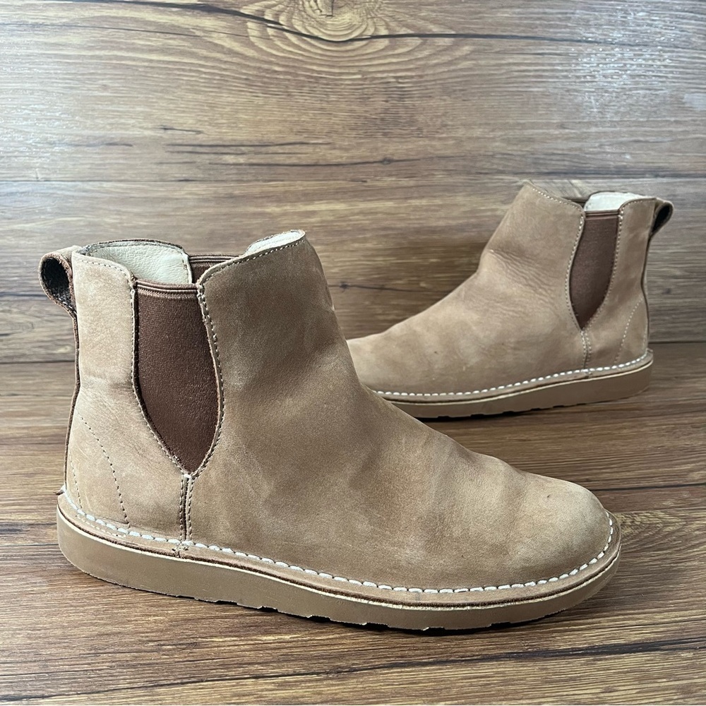 L.L. Bean Stonington Brown Leather Chelsea Boots Women’s Size 9.5 Shoes